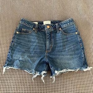 Universal thread dark wash Jean shorts